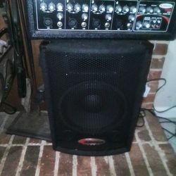 2 Speakers Sound Amplifier With Microphone Stand