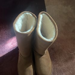 BearPaw Fur Boots Size W7