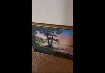 11 Bob Ross style landscape paintings
