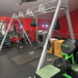 A frame TRX Weight Pulleys