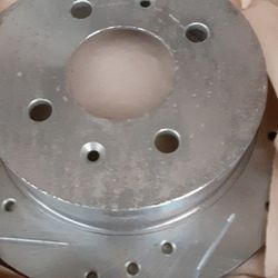 2 New drill slotted rotors / 2reg front rotors.  Text904,(contact info removed).