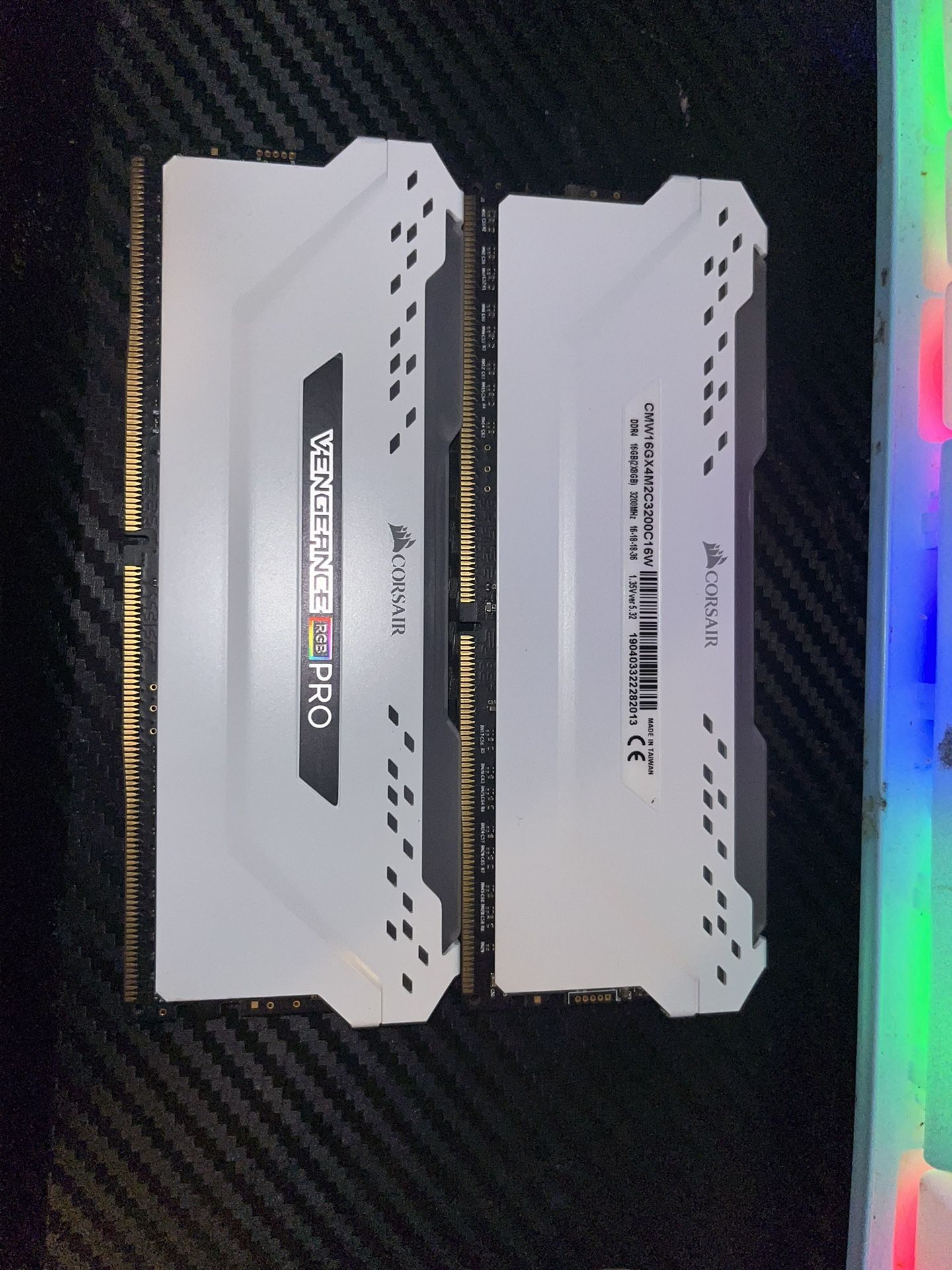 16gb RGB RAM STICKS With 2070 Card