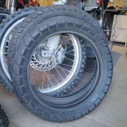 Dual Sport Tires For Sale Trail Masters 80/120/18 Rear And 90/90/21 Front , Like New , 