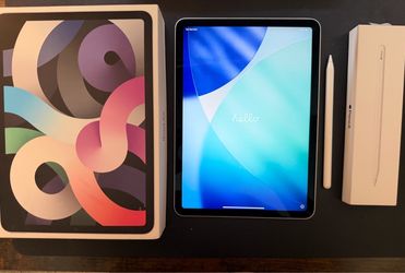 iPad Air 4th Gen 256GB Cellular + Apple Pencil 2 — Excellent Condition
