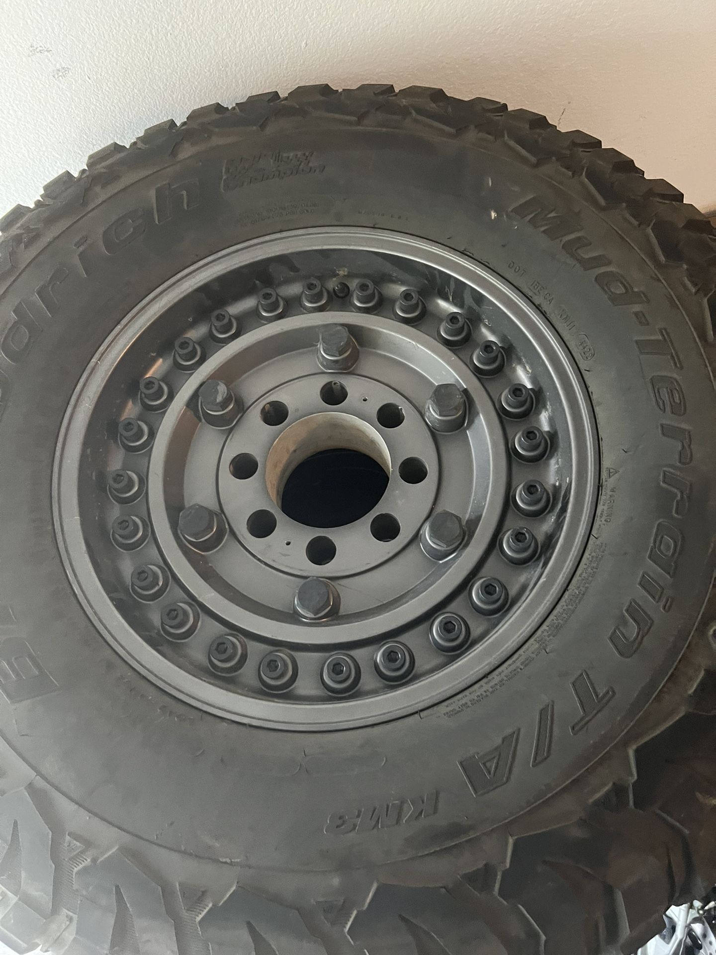 BFG KM3 37 Inch Tires Black Rhino Wheels