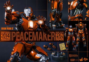 IRON MAN MARK XXXVI - PEACEMAKER Sixth Scale Figure by Hot Toys