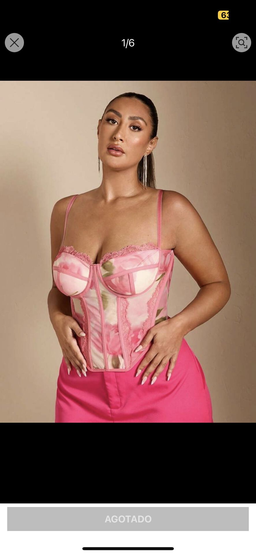 Women Plus Size Corset Top