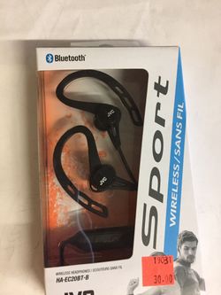 JVC Sport HaEC20BT wireless in ear headphones