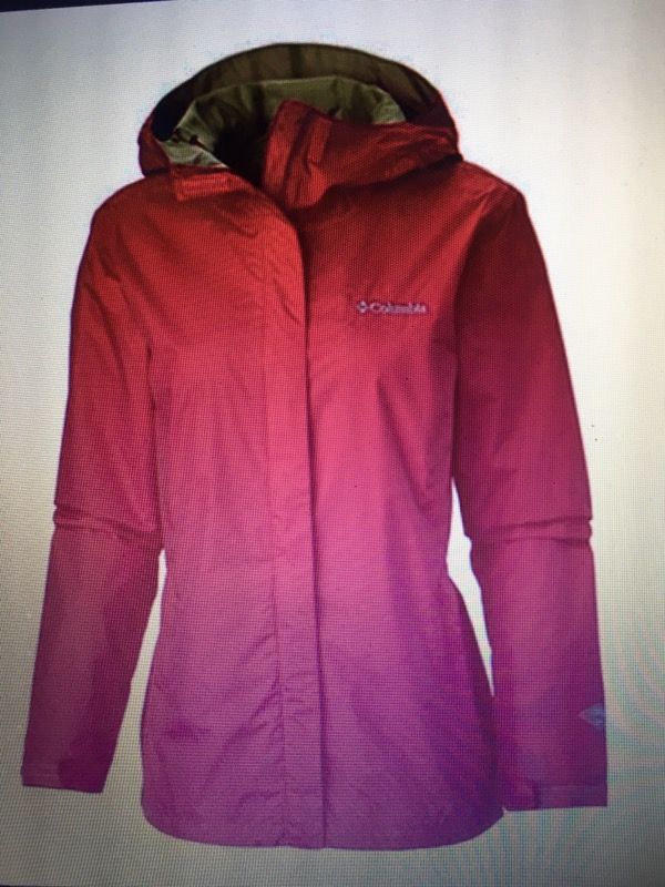 Women's Columbia rain coat XL NEW