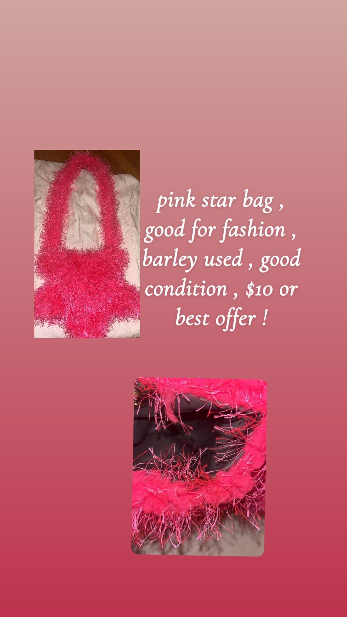 Women’s Pink Star Bag 