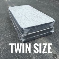 New Twin Size Mattress And Box Spring Set // We Offer  🚚
