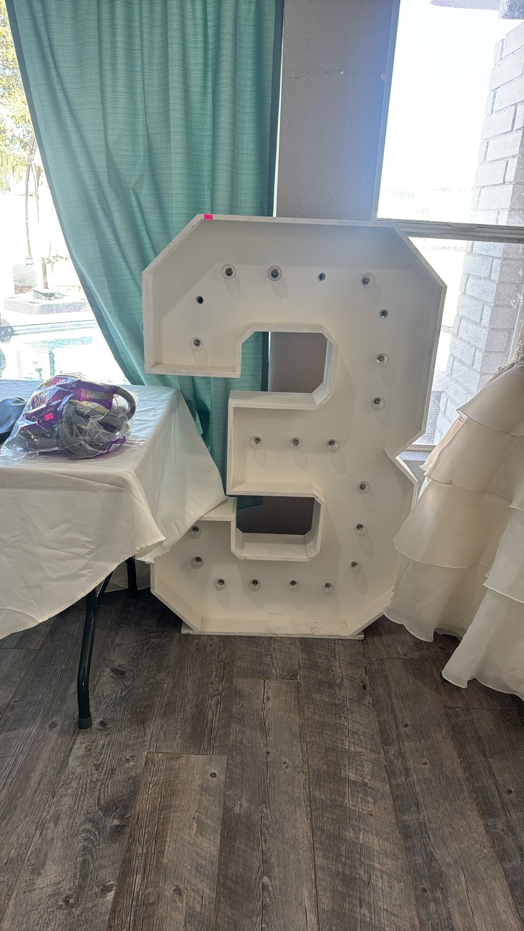 Marquee Number For Sale. I Also Have a 0 Available.