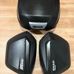 SHAD motorcycle top and side cases