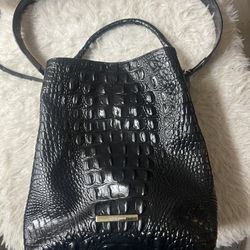 Brahmin Amelia Purse Leather Black