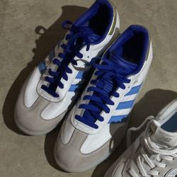 New Balance 574 And Adidas Messi Shoes. Both Size 9 Mens 