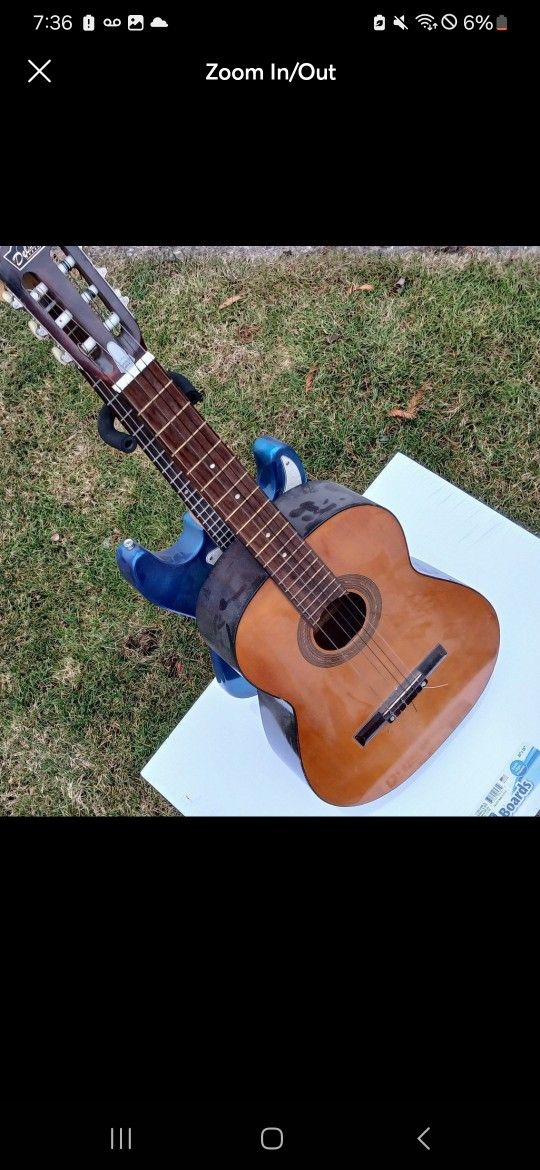 VTG Vintage 70's or 60's Del Rey Acoustic Guitar Instrument - Six - String