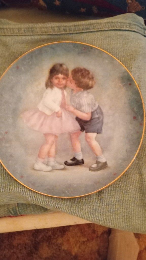 First Kiss China Plate 