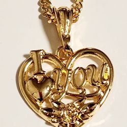 Gold Plated Heart Necklace