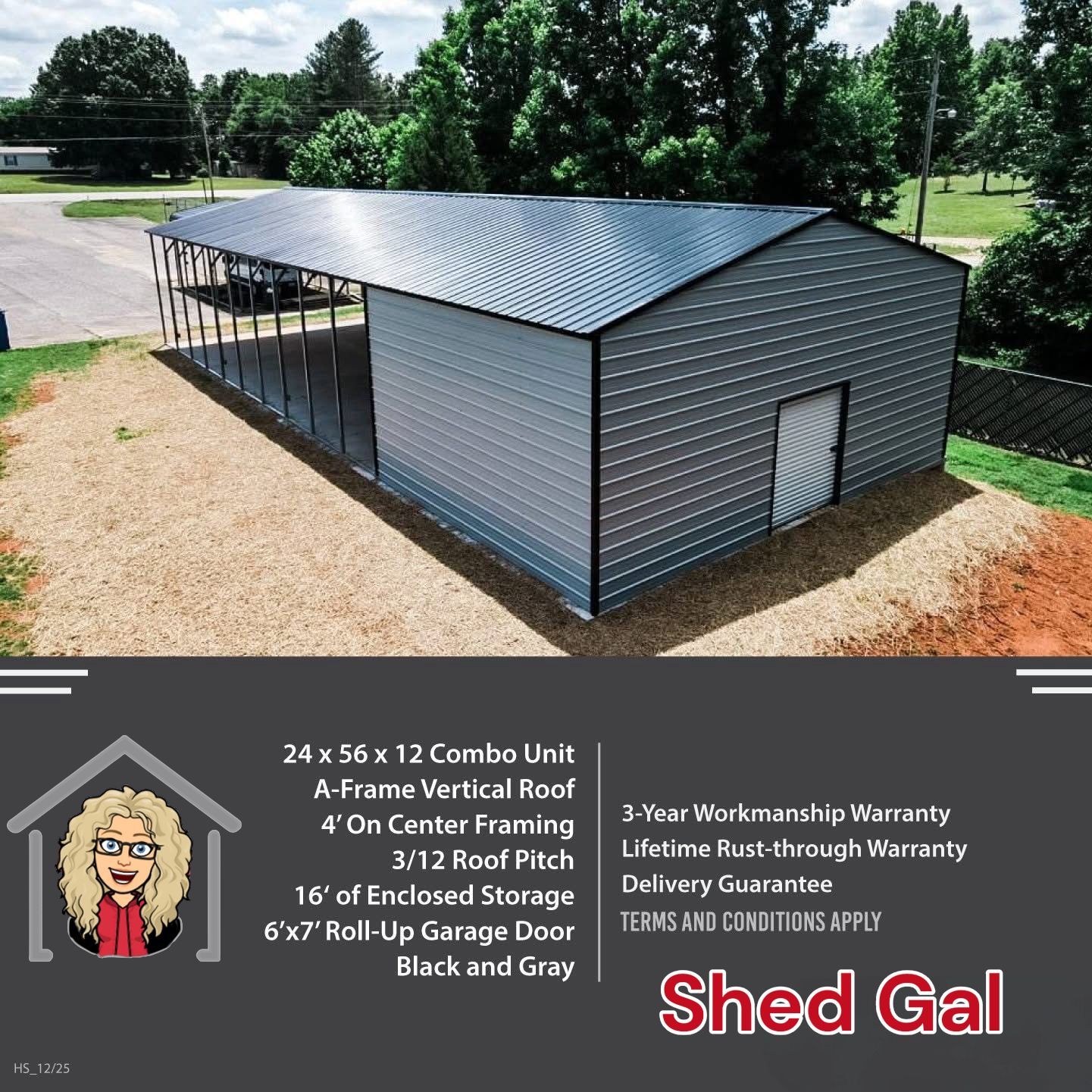 24β x 56β x 12β MEGA METAL BUILDING β SAVE BIG + FREE FIRE PIT! π₯