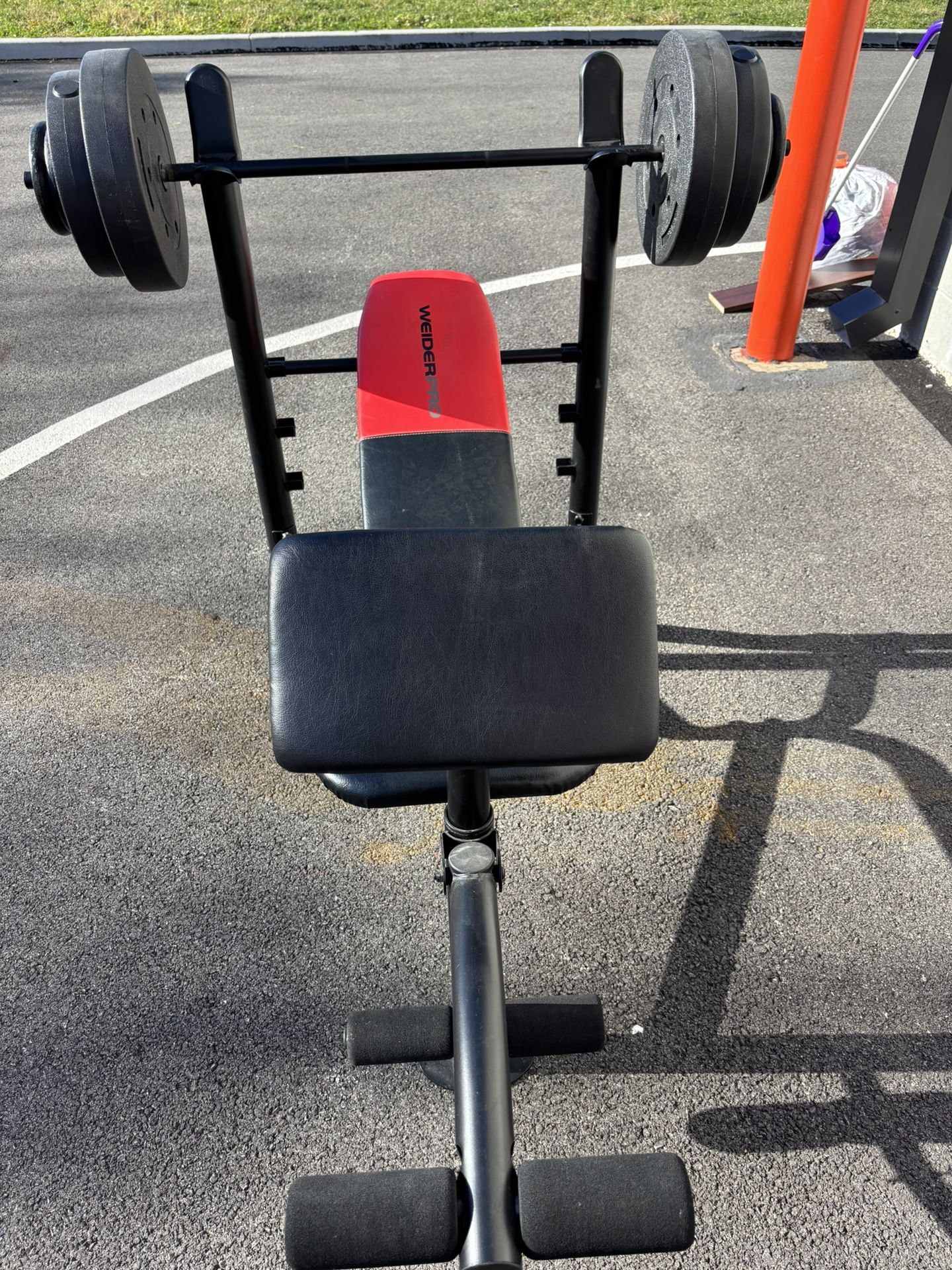 Weight Bench And Weights