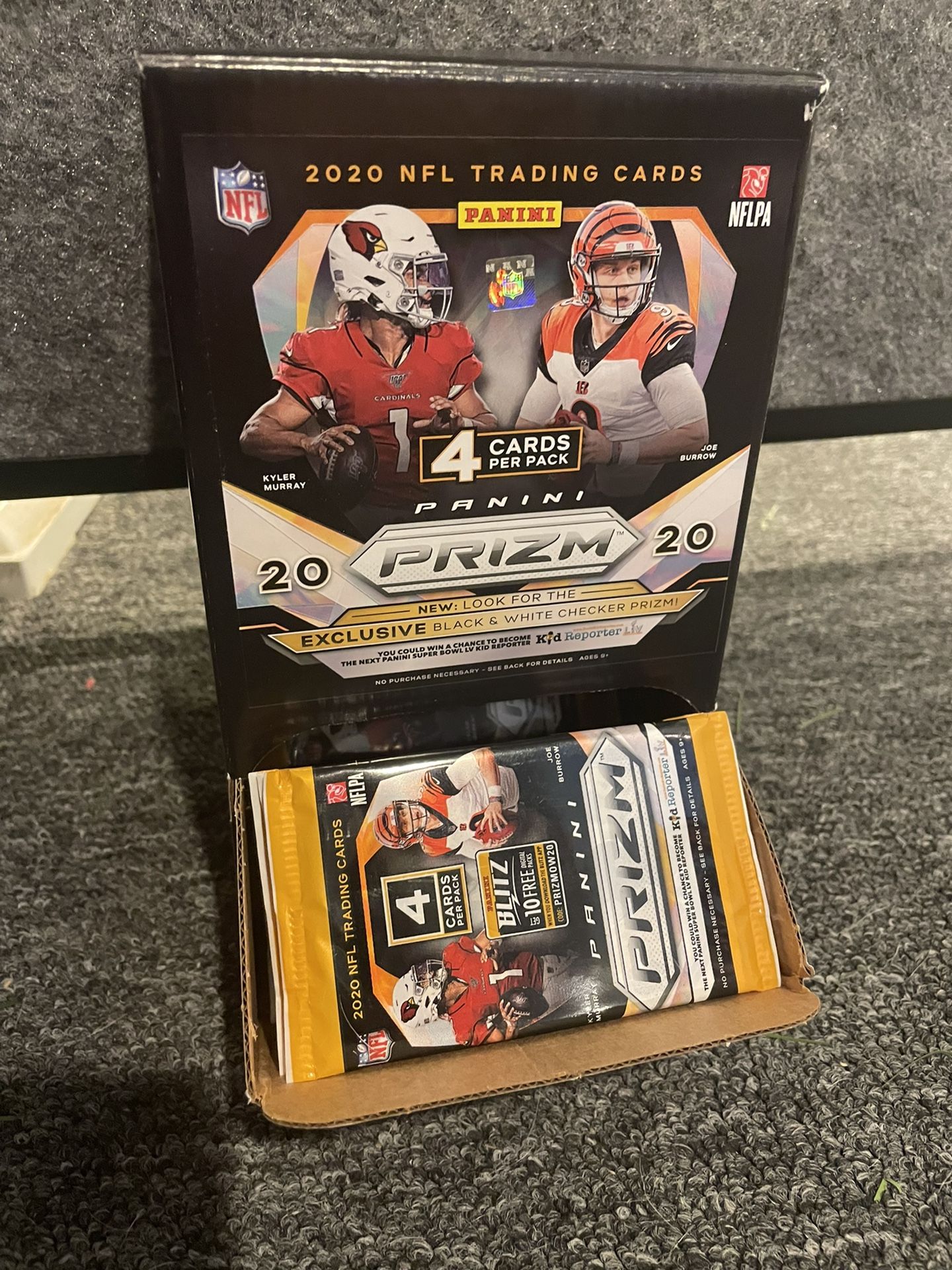 2020 PANINI PRIZM 36 GRAVITY PACKS With GRAVITY FED BOX