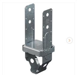 PBST ZMAX Galvanized Standoff Post Base for 4 x 4 Lumber