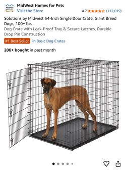 54-Inch Single Door Dog Crate