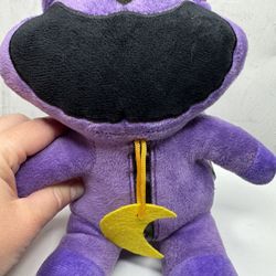 This is a plush toy of Catnap, a character from the game Poppy Playtime.