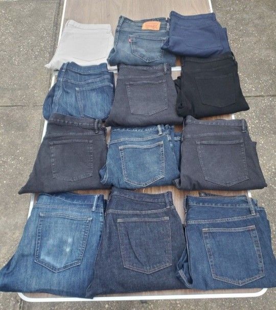 12 Mens Gap Jeans Size 34x28