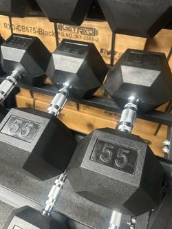 55lbs dumbbells
