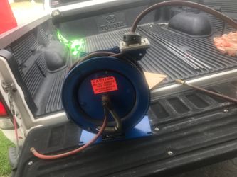 Heavy duty hose reel with hose
