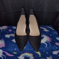 JustFab Khloy Black Pump W12