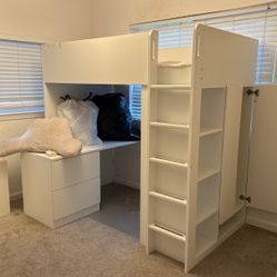 IKEA Bunk Bed w/desk