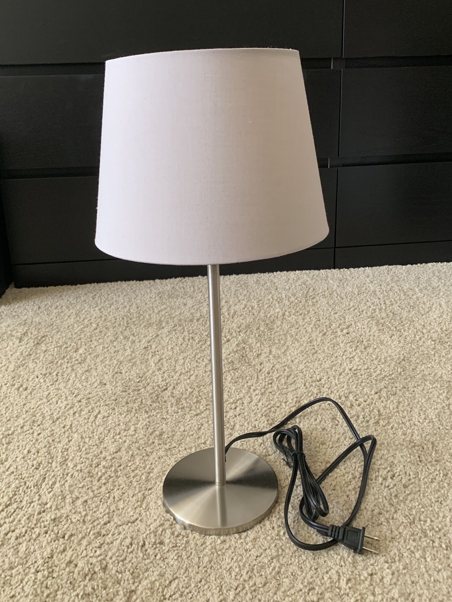 IKEA - INGARED Table lamp, beige with LED bulb