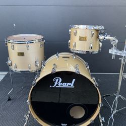 💥 Pearl Master Studio Birch Series 3pc Drum Set 22-16-12”  Pro Level 