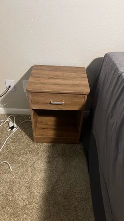 Brown side drawer
