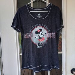 Minnie Mouse Walt Disney World 1971 Adult Shirt M Disney Parks RARE NWT.