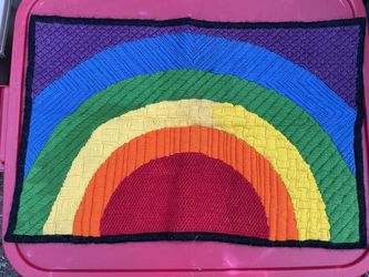 Beautiful Hand Stitched Wall Hanging  🌈 