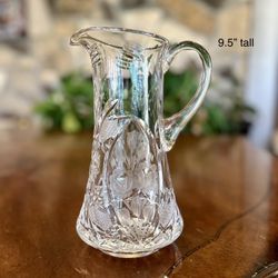 Lead Crystal Water Pitcher