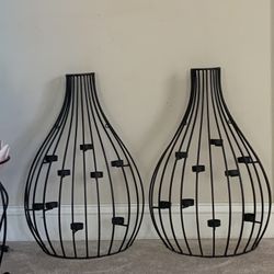 Two Wrought  Wall Accents