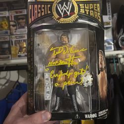 Signed Ted Dibiase Million Dollar Man Collectors Series 