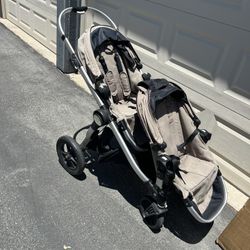 Double Stroller with Standing Board 