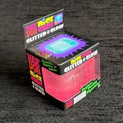 NEEDOH NICE CUBE GLITTER & GLOW PINK