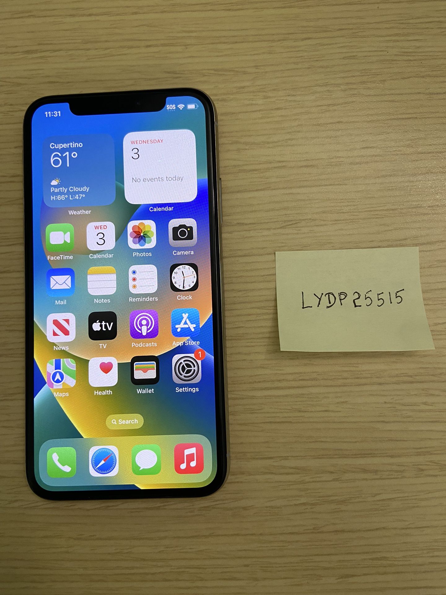 Apple iPhone X - Silver - 64GB