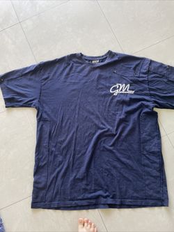 Vintage blue, navy and white elements T-shirts 5X size 