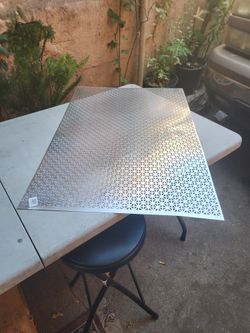 Steel Works 24 -in X 36 In Aluminum Decorative Metal New  $35