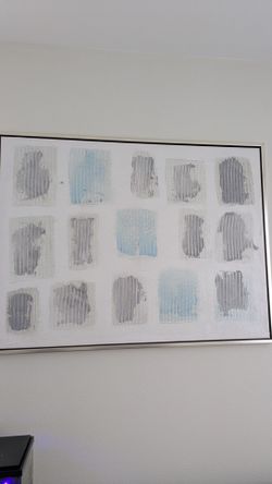 Big modern wood wall frame