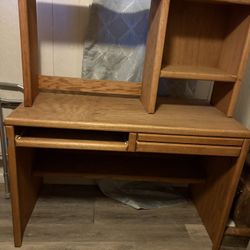 Oak Computer Desk
