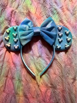 Light Blue Disney Mickey Ears Headband