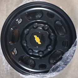 Stock Blackout GM 2500 HD Rims